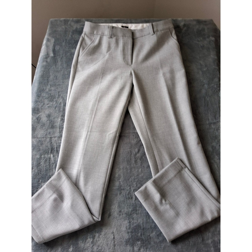 Talbots Freeport Gray Straight Leg Dress Pants Womens Size 6 Office Workwear